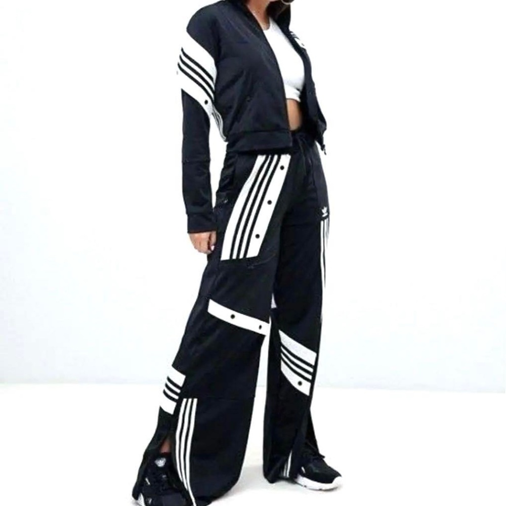 Adidas Originals by Danielle Cathari Black Deconstructed Lounge Pants